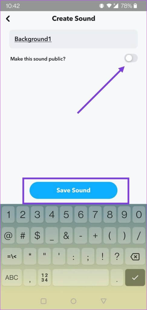 snapchat-name-sound-486x1024-1-486x1024 كيفية إضافة موسيقى إلى قصص SNAPCHAT و SNAPS