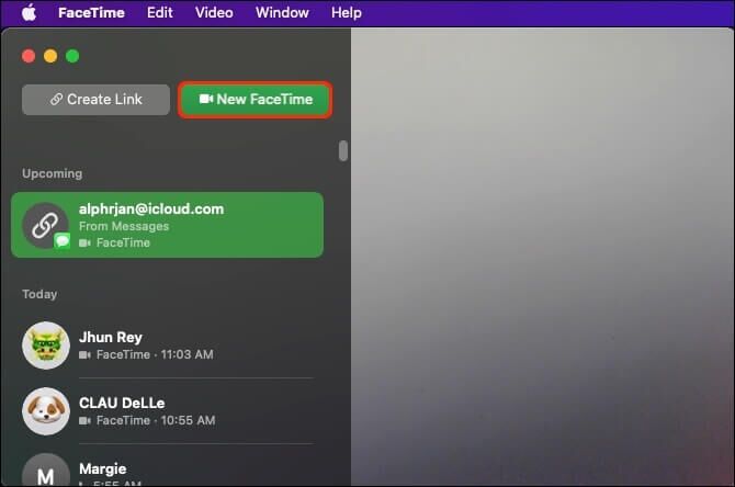 start-facetime-670x444 كيفية مشاركة الشاشة باستخدام FaceTime على جهاز Mac أو IPhone أو iPad