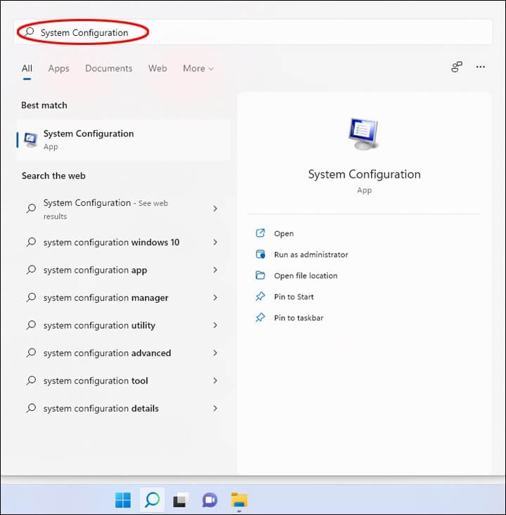 system-config-720x733 كيفية تعطيل برنامج Windows Defender في Windows 11