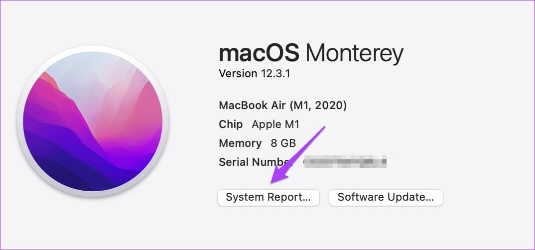 system-report-about-this-mac-1074x502 طرق إصلاح عدم شحن MacBook Air