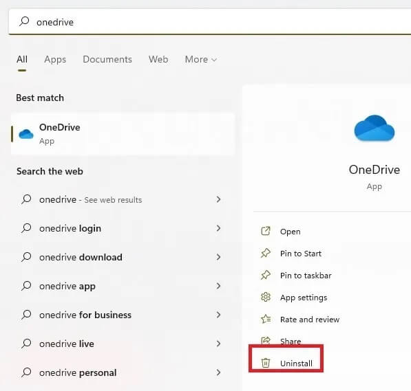 troubleshooting-onedrive-sync-issues-uninstall-597x569 كيفية استكشاف مشكلات مزامنة OneDrive وإصلاحها