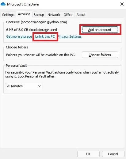 troubleshooting-onedrive-sync-issues-unlink-411x519 كيفية استكشاف مشكلات مزامنة OneDrive وإصلاحها