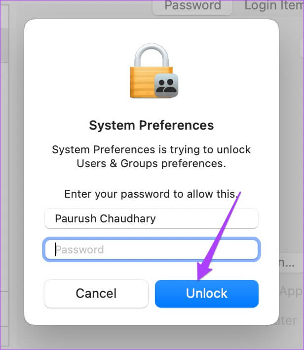 unlock-user-profiles-settings-mac-1-616x710 أفضل 7 طرق لإصلاح عدم فتح Microsoft PowerPoint على جهاز Mac