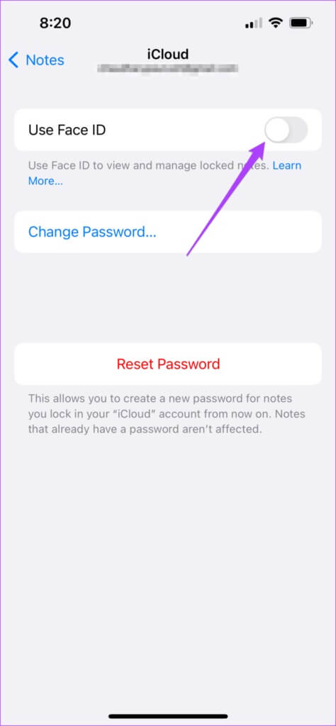 use-face-id-password-notes-settings-iphone-474x1024-1-474x1024 أفضل 8 طرق لإصلاح عدم عمل معرف الوجه في Notes على iPhone