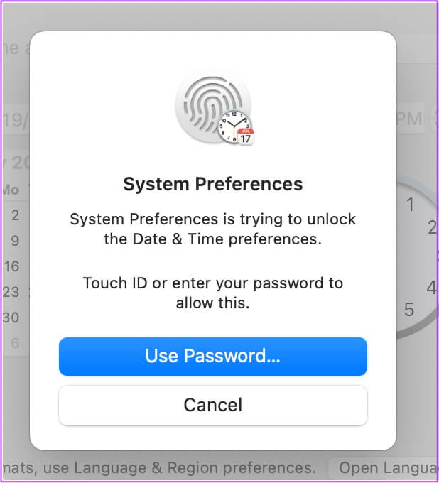 use-password-to-unlock-date-and-time-settings-mac-618x680 أفضل 5 طرق لإصلاح عدم عمل خدمات الموقع على نظام Mac