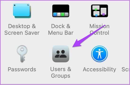 user-and-groups-settings-mac-1-550x360 أفضل 7 طرق لإصلاح عدم فتح Microsoft PowerPoint على جهاز Mac