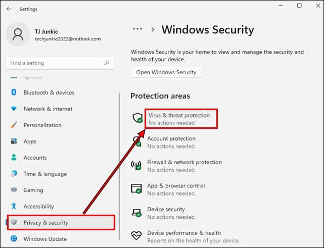 virus-threat-protection-2-641x491 كيفية تعطيل برنامج Windows Defender في Windows 11