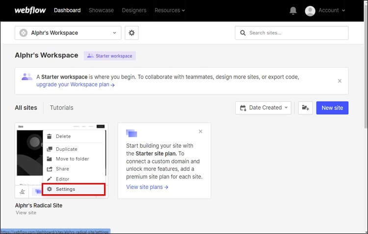 webflow8-750x477 كيفية إضافة كود مخصص في WebFlow