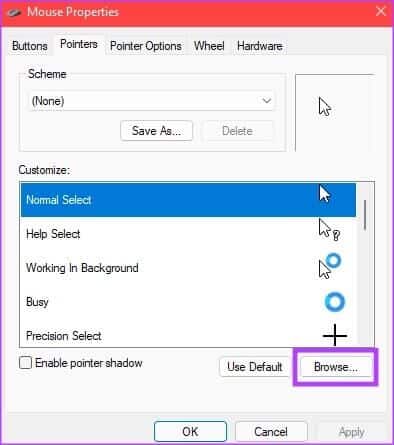 win-11-cursor-18-394x445 كيفية تخصيص مؤشر الماوس على Windows 11