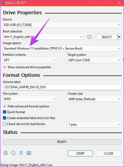 win-11-usb-19-1-481x644 أفضل طريقتين لإنشاء محرك أقراص USB قابل للتشغيل بنظام Windows 11