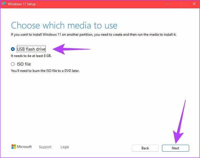 win-11-usb-4-695x549 أفضل طريقتين لإنشاء محرك أقراص USB قابل للتشغيل بنظام Windows 11