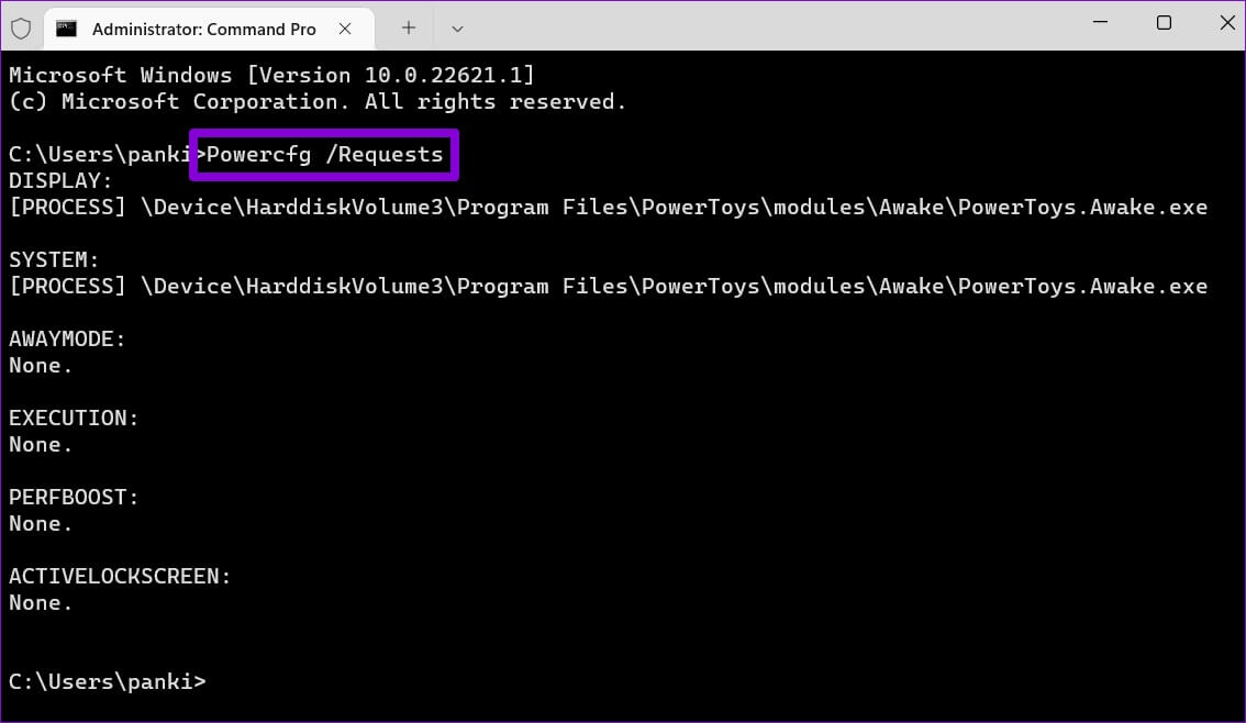 Command-Prompt-1134x658 أفضل 6 طرق لإصلاح عدم عمل وضع السكون على Windows 11