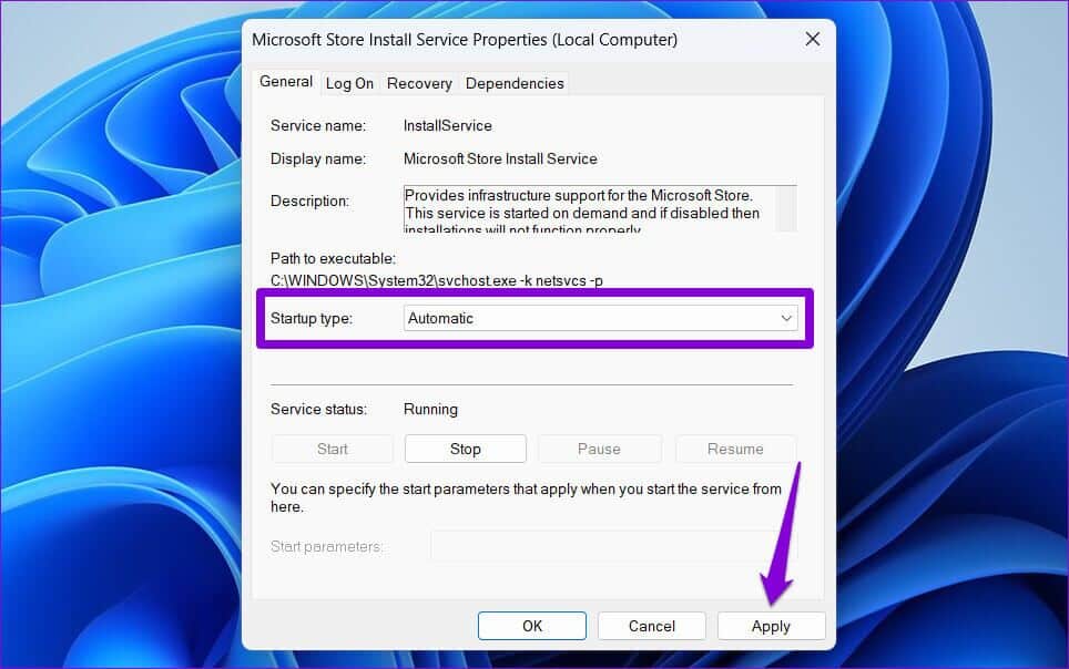 Configure-Microsoft-Install-Service-964x604 إصلاح عدم تحديث تطبيقات متجر Microsoft تلقائيًا