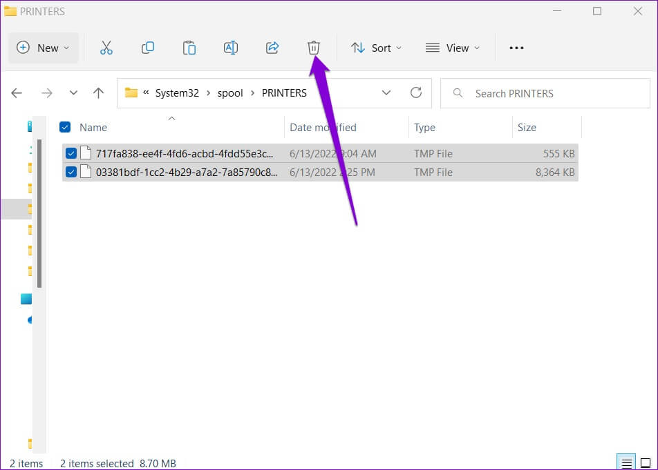 Delete-Print-Spooler-Cache-on-Windows-952x681 أفضل 6 طرق لإصلاح استمرار خدمة التخزين المؤقت للطباعة في التوقف على Windows 10 و Windows 11