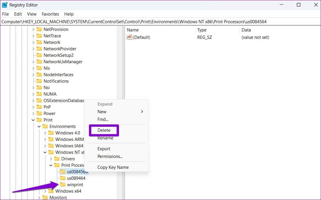 Delete-Registry-Keys-2-1090x680 أفضل 6 طرق لإصلاح استمرار خدمة التخزين المؤقت للطباعة في التوقف على Windows 10 و Windows 11