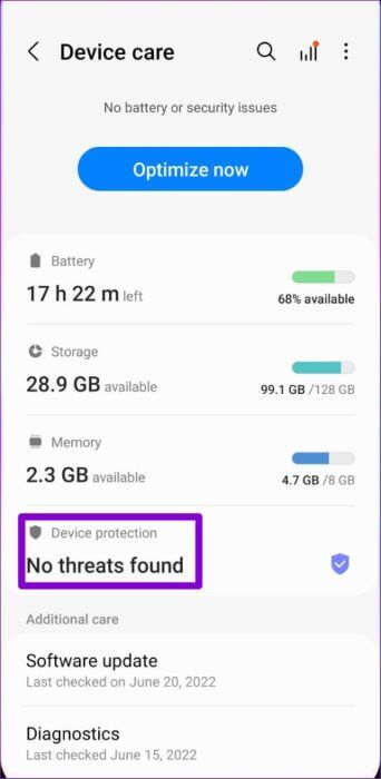 Device-Protection-on-Samsung-Phone-500x1024-1-342x700 أفضل 6 طرق لإصلاح استمرار متصفح الإنترنت من Samsung في الفتح تلقائيًا