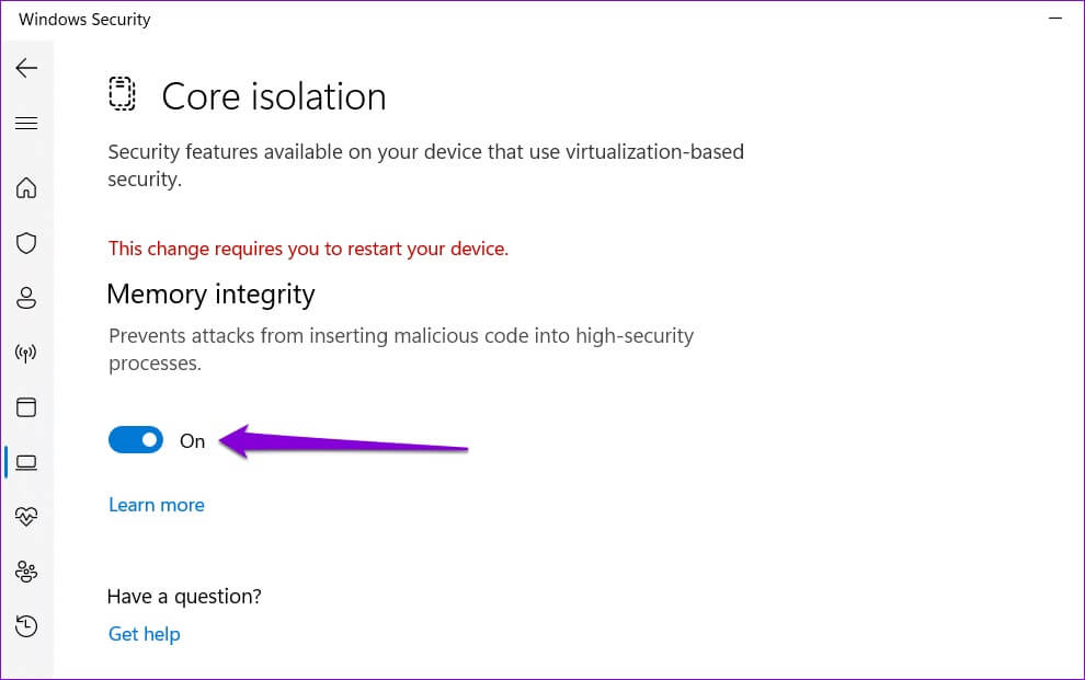 Disable-Memory-Integrity-on-Windows-990x621 5 حلول لإصلاح خطأ "يتعذر تحميل برنامج التشغيل على هذا الجهاز" على Windows 11