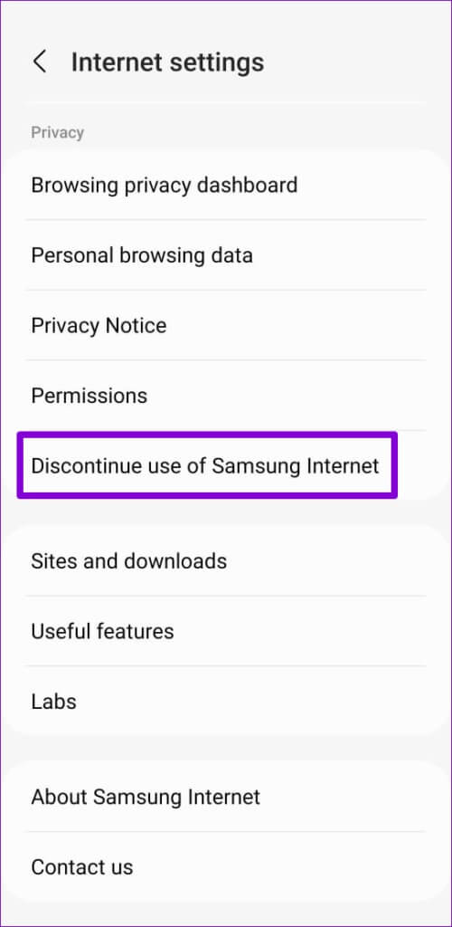 Disable-Samsung-Internet-500x1024-1-500x1024 أفضل 6 طرق لإصلاح استمرار متصفح الإنترنت من Samsung في الفتح تلقائيًا