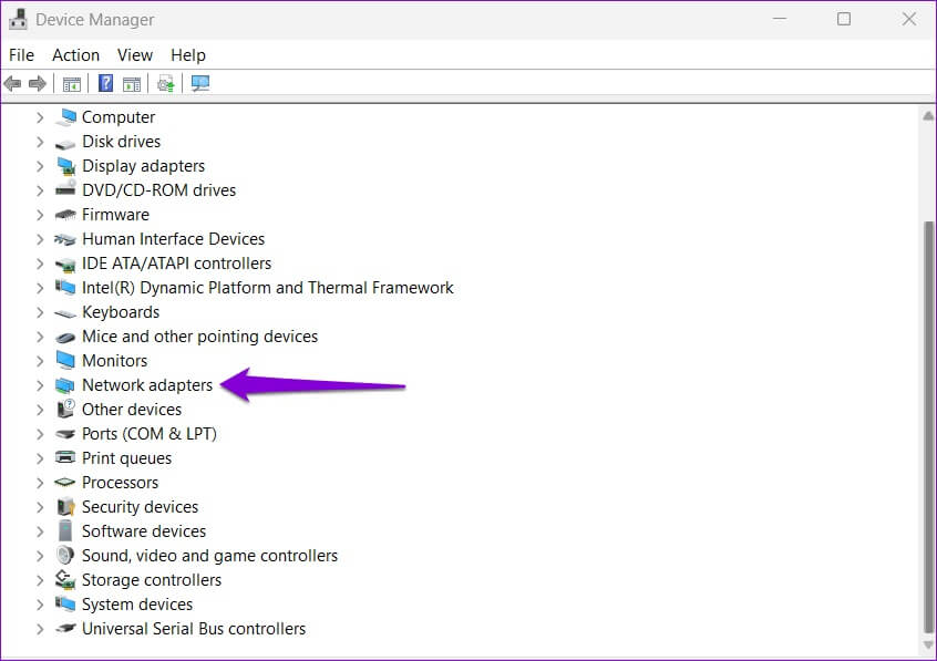 Expand-Network-Adapters-1-846x597 أفضل 7 طرق لإصلاح وضع الطائرة باللون الرمادي على Windows 10 و Windows 11