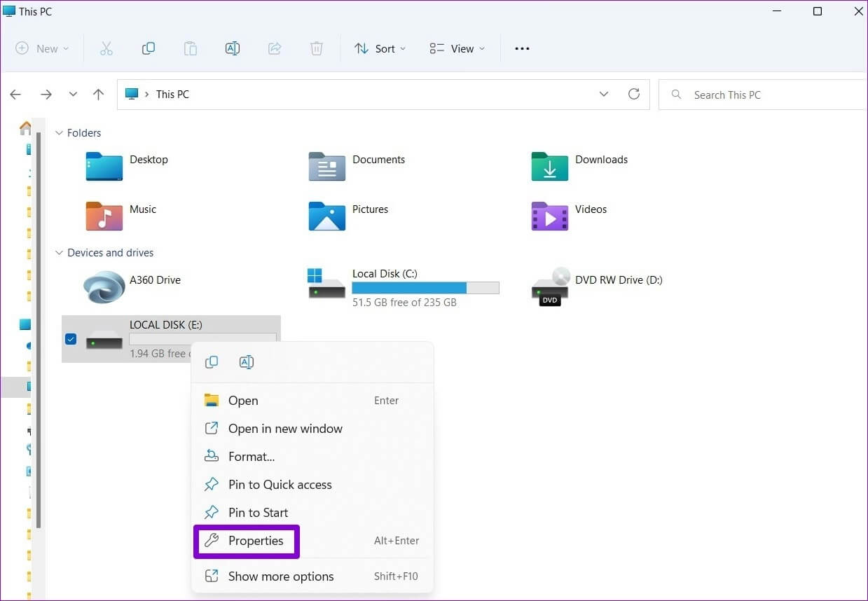 Open-Drive-Properties-3-1-1239x858 كيفية إصلاح الخطأ 0x8007003B على Windows 10 و Windows 11