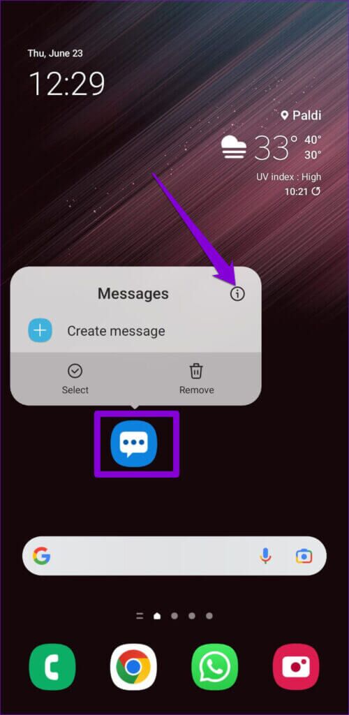 Open-Samsung-Messages-App-Info-500x1024-2-500x1024 إصلاح استمرار تطبيق رسائل Samsung في التوقف