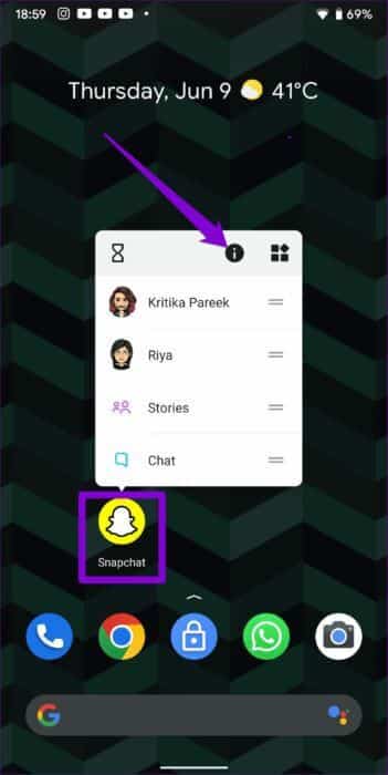 Open-Snapchat-App-Info-on-Android-513x1024-1-351x700 أفضل 7 طرق لإصلاح خطأ تعذر الاتصال في Snapchat