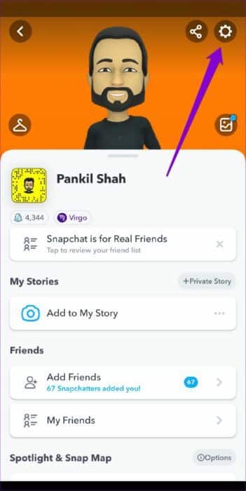 Open-Snapchat-App-Settings-1-513x1024-1-351x700 أفضل 7 طرق لإصلاح خطأ تعذر الاتصال في Snapchat