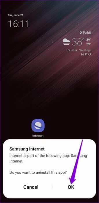 Remove-Samsung-Internet-Browser-500x1024-1-342x700 أفضل 6 طرق لإصلاح استمرار متصفح الإنترنت من Samsung في الفتح تلقائيًا