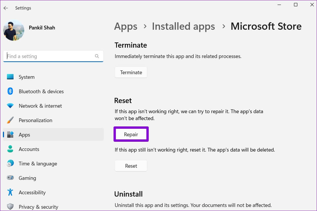 Repair-Microsoft-Store-1-1100x731 إصلاح عدم تحديث تطبيقات متجر Microsoft تلقائيًا