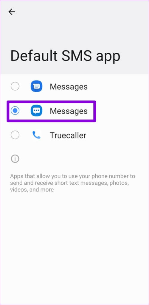 Set-Samsung-Messages-as-Default-App-500x1024-1-500x1024 إصلاح استمرار تطبيق رسائل Samsung في التوقف