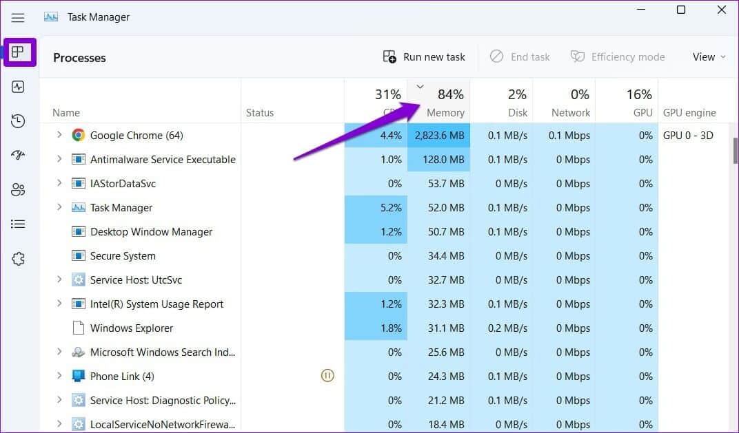 Use-Task-Manager-on-Windows-1072x629 أفضل 7 طرق لإصلاح خطأ نفاد ذاكرة الكمبيوتر في Windows 10 و Windows 11
