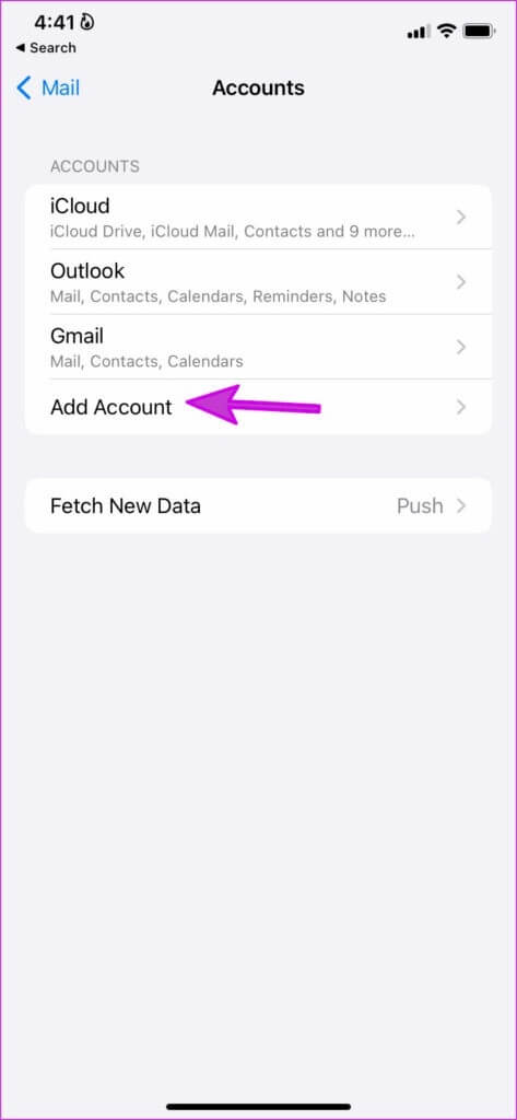 add-new-email-account-on-iPhone-473x1024-1-473x1024 أفضل 7 طرق لإصلاح رسائل البريد الإلكتروني المتأخرة في تطبيق البريد على iPhone