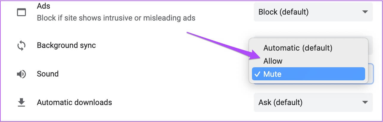 allow-sound-in-chrome-site-settings-1286x410 أفضل 6 طرق لإصلاح عدم وجود صوت في Google Chrome على Mac