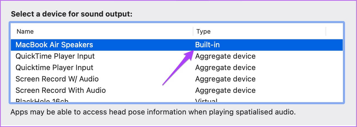 built-in-speakers-sound-settings-mac-1-1250x446 أفضل 6 طرق لإصلاح عدم وجود صوت في Google Chrome على Mac