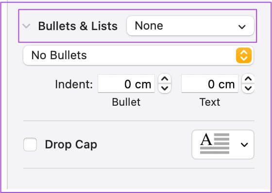 bullets-and-lists-pages-app-mac-560x398 كيفية إدراج وتخصيص القوائم في صفحات Apple