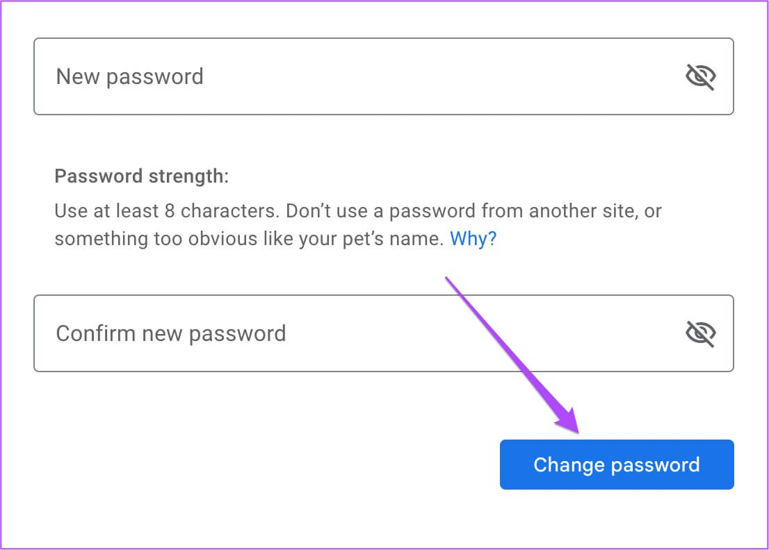 change-google-account-password--1106x792 أفضل 7 إصلاحات لاستمرار تسجيل الخروج تلقائيًا من YouTube على Mac