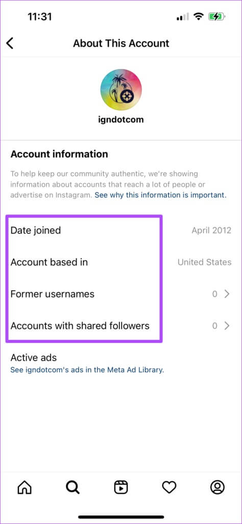 check-account-information-in-instagram-474x1024-1-474x1024 أفضل 6 ميزات Instagram يجب أن تجربها على Android و iPhone