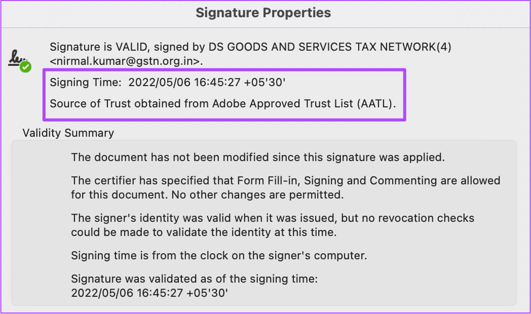 check-digital-signature-properties-adobe-reader-1048x620 كيفية التحقق من صحة التوقيعات الرقمية في ملفات PDF في Adobe Acrobat Reader