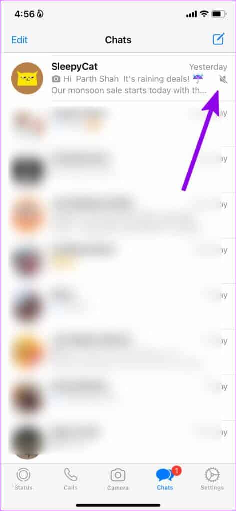 check-mute-icon-in-whatsapp-473x1024-1-473x1024 أفضل 9 طرق لإصلاح عدم عمل إشعارات WhatsApp
