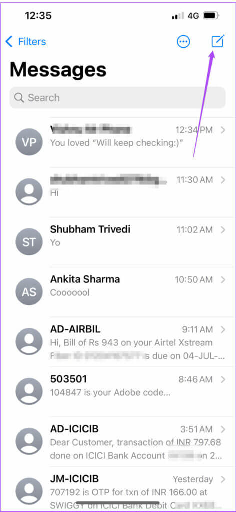 compose-new-message-iphone-473x1024-1-473x1024 كيفية فرض إرسال رسالة نصية بدلاً من iMessage إلى جهة اتصال