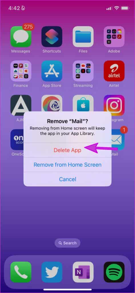 delete-mail-app-473x1024-1-473x1024 أفضل 7 طرق لإصلاح رسائل البريد الإلكتروني المتأخرة في تطبيق البريد على iPhone