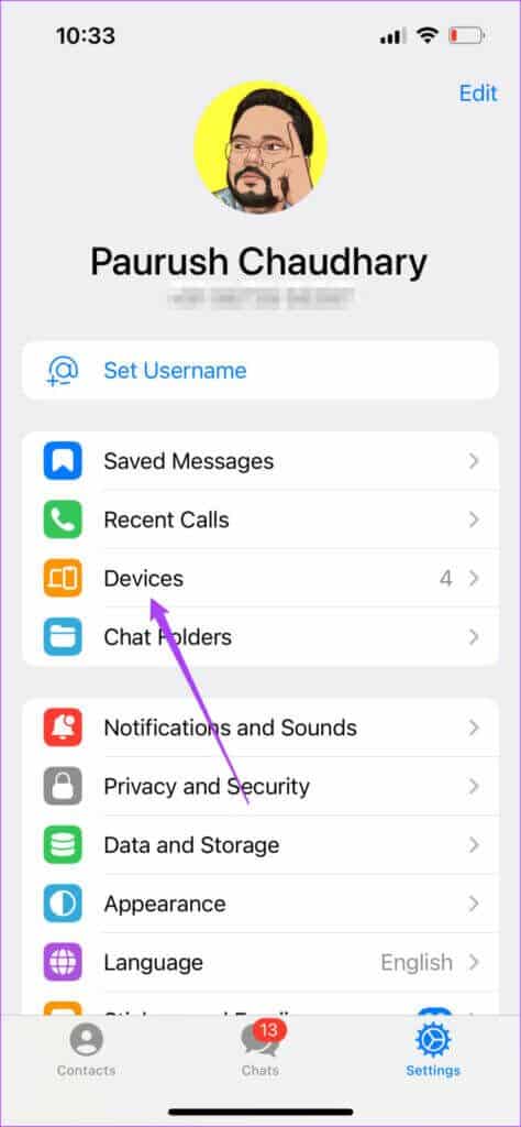 devices-settings-telegram-ios-474x1024-1-474x1024 كيفية إزالة الأجهزة من حساب Telegram