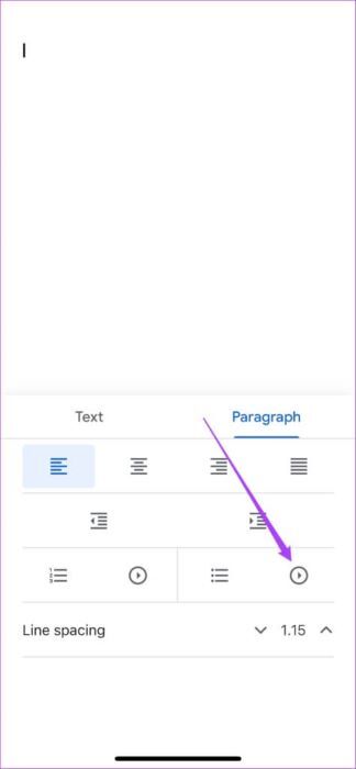 edit-bulleted-list-in-google-docs-mobile-474x1024-1-324x700 كيفية إنشاء وتخصيص نقاط التعداد في مستندات Google