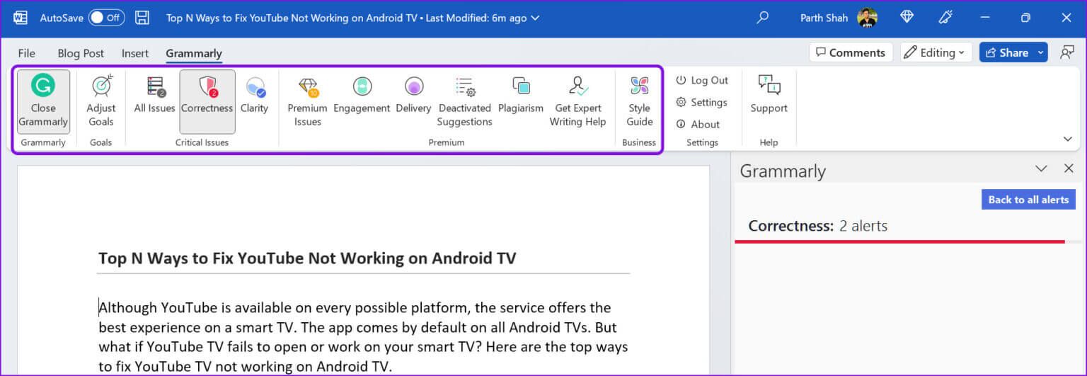 grammarly-in-microsoft-word-for-windows-1536x531-1-1536x531 كيفية استخدام Grammarly في Microsoft Word