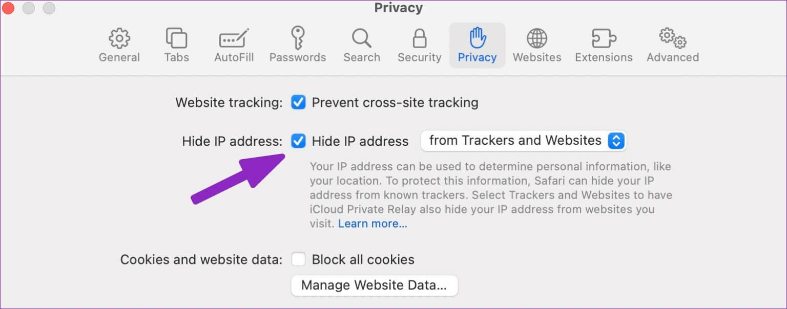 ماذا يعني عدم توفر iCloud Private Relay على Mac - %categories