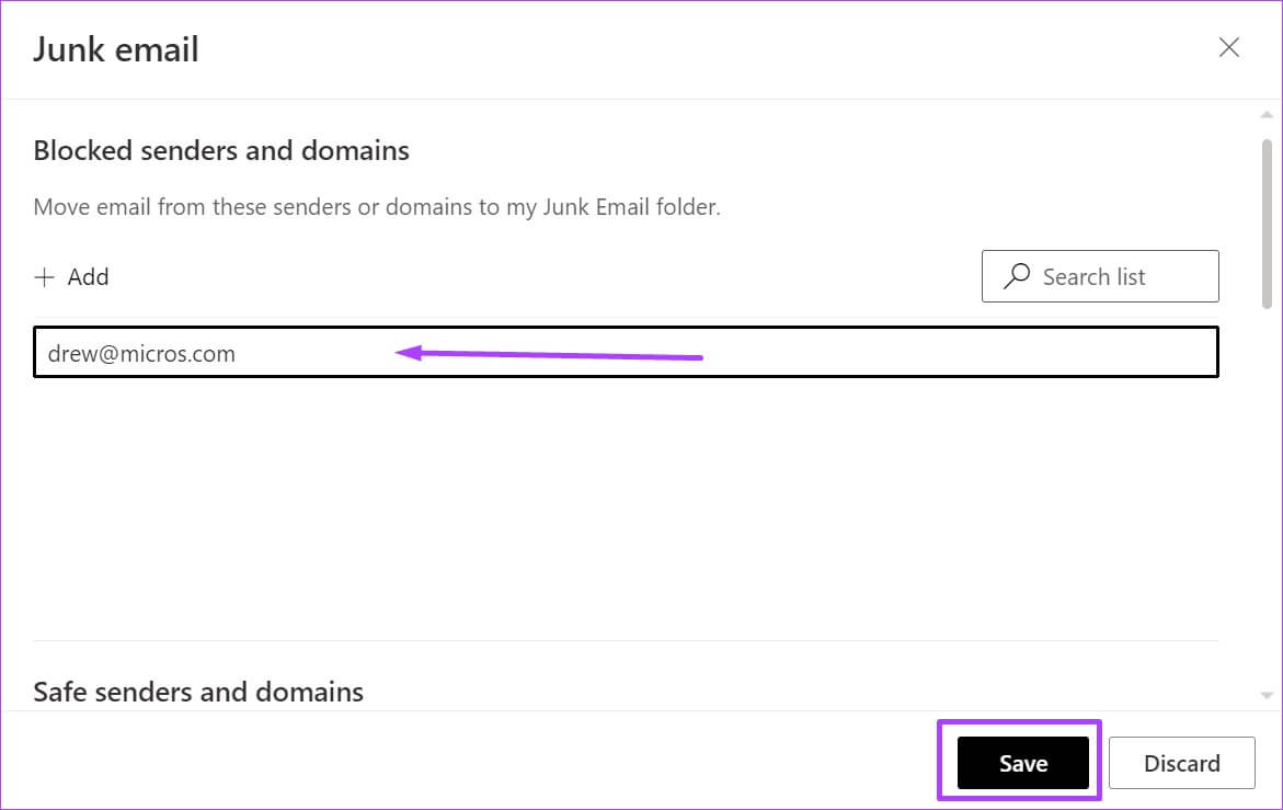 كيفية حظر عنوان بريد إلكتروني في Outlook - %categories