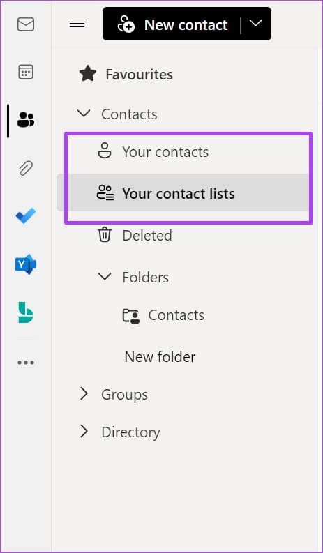 كيفية تصدير جهات الاتصال من Outlook لسطح المكتب والويب - %categories
