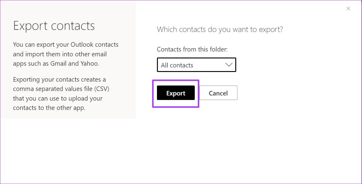 how-to-export-contacts-from-outlook-for-desktop-and-web-step-23-1197x611 كيفية تصدير جهات الاتصال من Outlook لسطح المكتب والويب