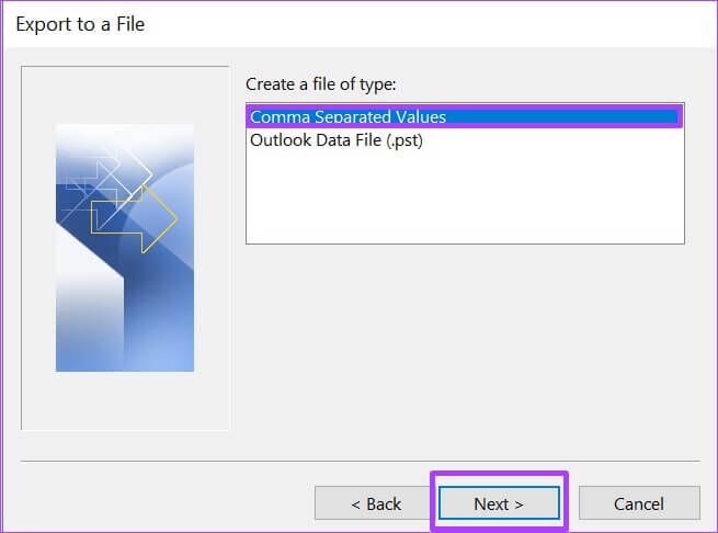 how-to-export-contacts-from-outlook-for-desktop-and-web-step-8-655x486 كيفية تصدير جهات الاتصال من Outlook لسطح المكتب والويب
