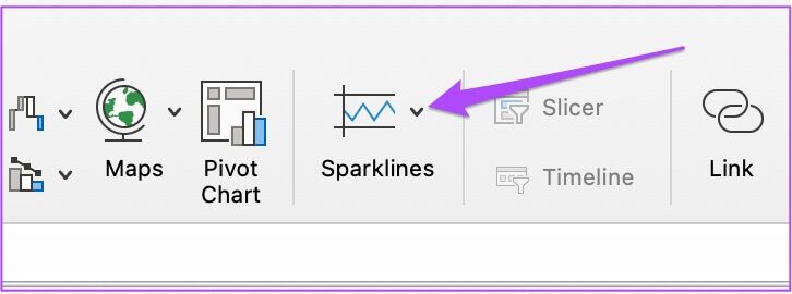 insert-spearklines-microsoft-excel-726x270 أفضل 5 طرق تنسيق بيانات الجداول في Microsoft Excel